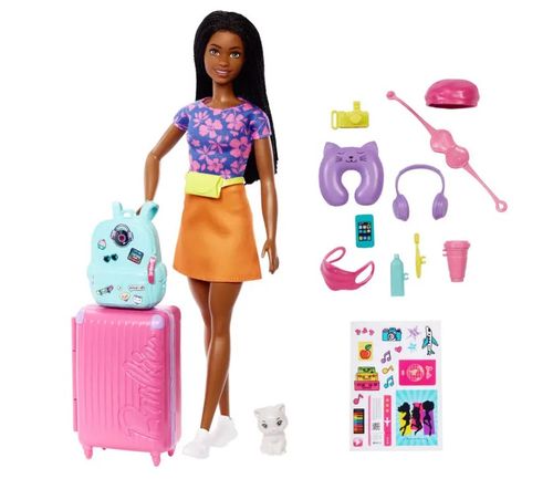 Barbie Muñeca Barbie Brooklyn Set De Viaje HGX55