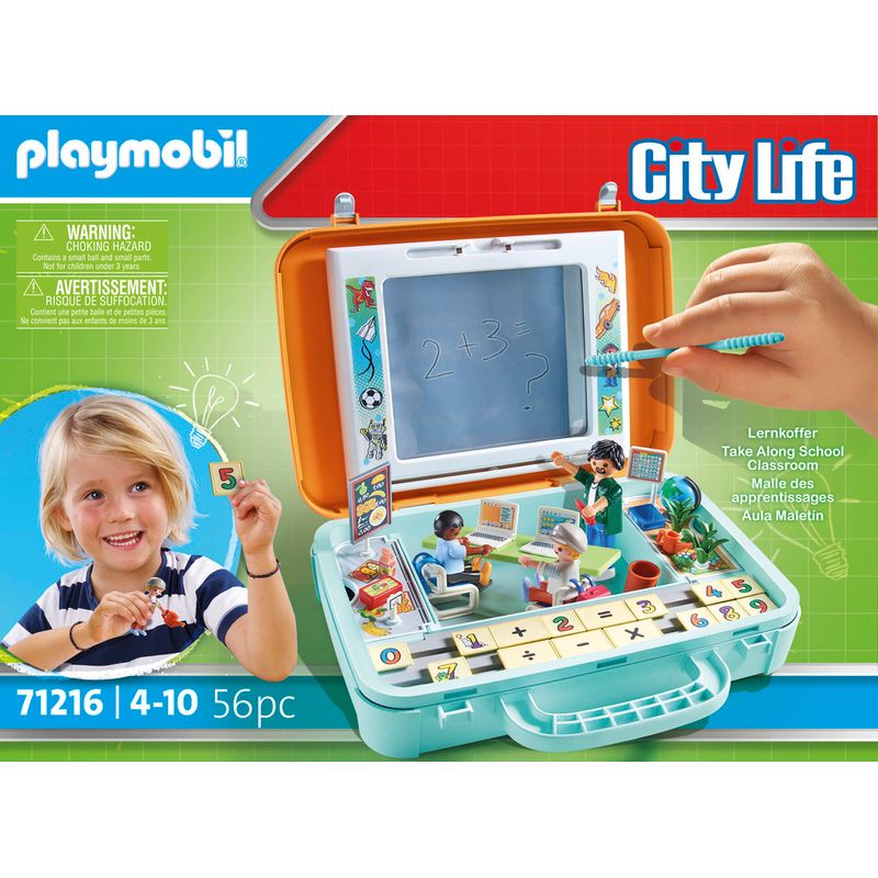 Playmobil-City-Life-Maletin-Salon-de-Clases-con-Pizarron-Magico