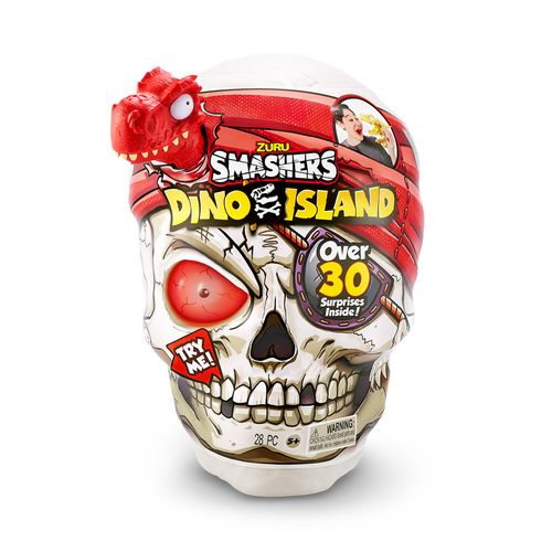 Dinosaurio Craneo Sorpresa con 50 Accesorios Sorpresa
