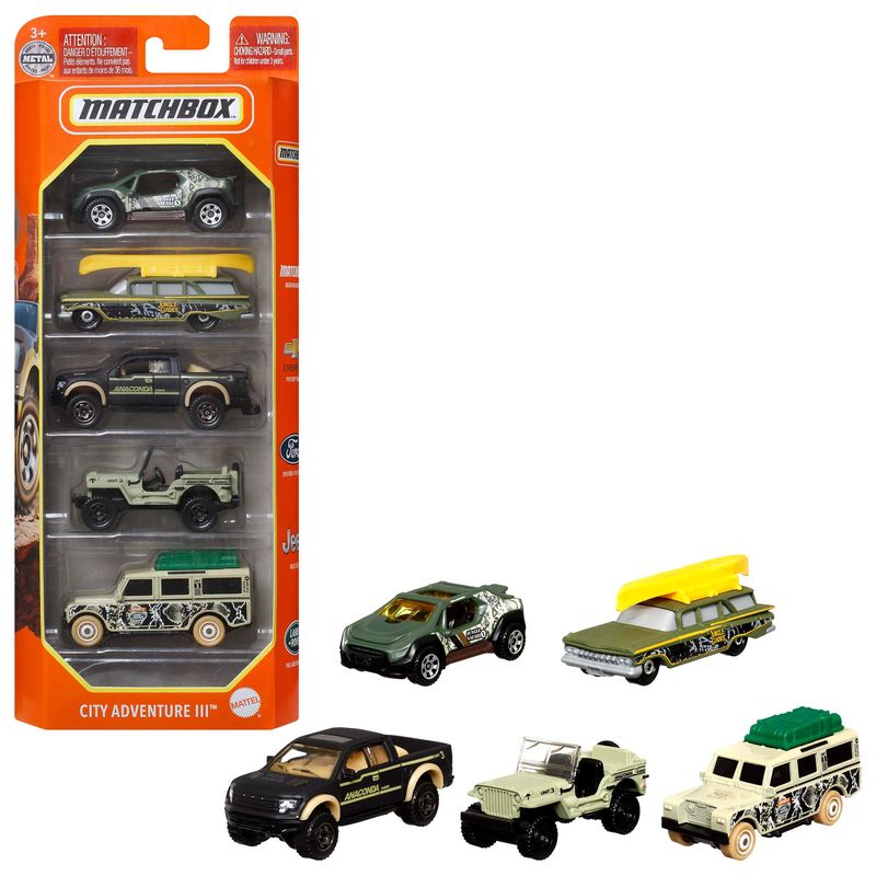 Matchbox-Set-de-5-coches