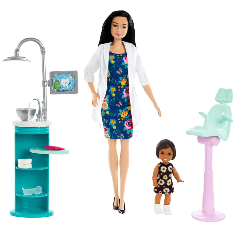 Barbie-Profesiones-Denista-con-Bebe-y-Accesorios