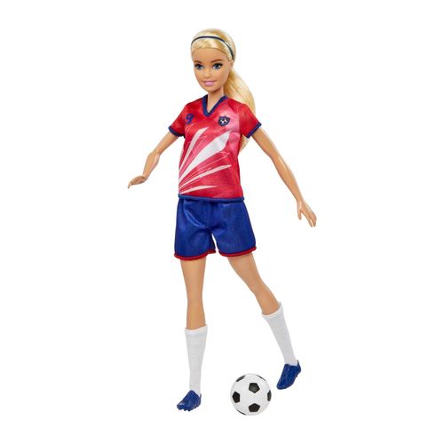 Barbie Futbolista Jersey Rojo