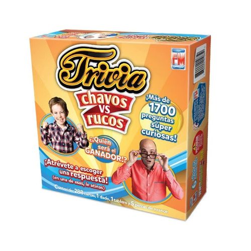 Trivia Chavos Vs Rucos, Juegos de Mesa