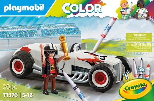 Playmobil Pinta con Crayola Hot Rod