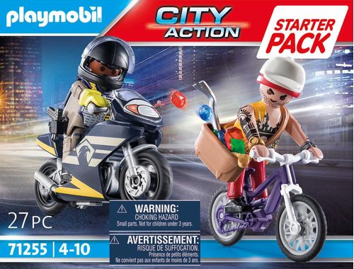 Playmobil Set de Juegos Fuerzas Especiales y Ladrón