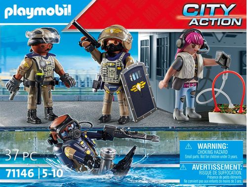 Playmobil Rescue Set de 4 Figuras