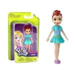 Polly-Pocket-Muñeca-con-Outfit-a-la-Moda-Azul