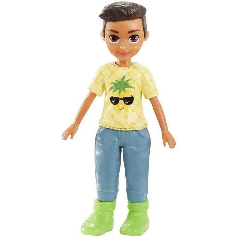 Polly-Pocket-Muñeco-con-Outfit-a-la-Moda-con-Piña