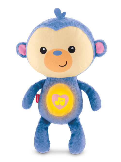 Juguete para Bebés Fisher-Price Monito Abrazable con Suave Brillo y Música Relajante
