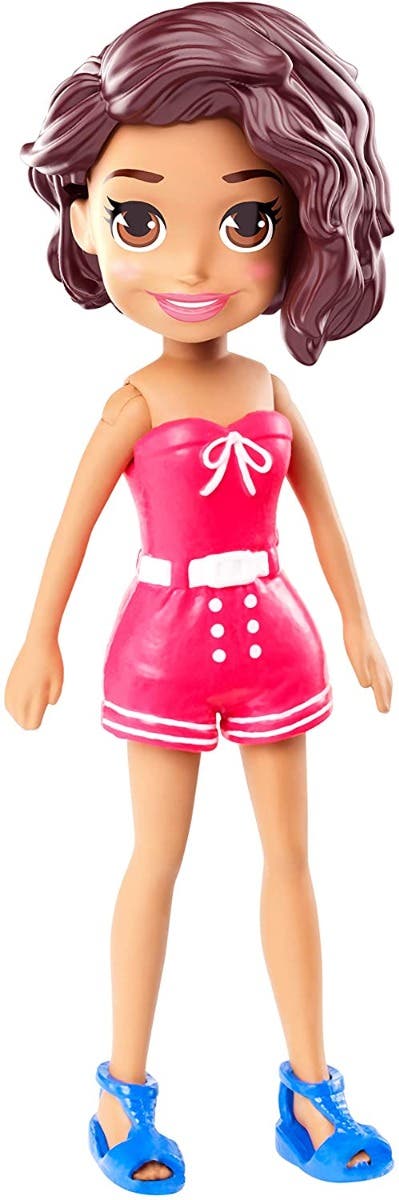 Polly Pocket Muñeca con Outfit Rosa