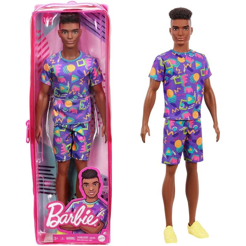 Mattel-Barbie-Ken-Fashionistas-Estampados-Geometricos-A-La-Moda-GRB87