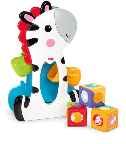 Juguete para Bebés Fisher-Price Cebra Bloques