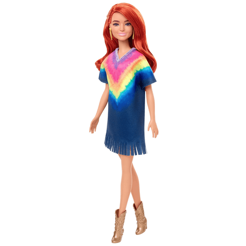 Barbie Diversidad Fashion Doll & Beauty Peliroja y Vestido Explotado