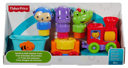 Juguete para Bebés Fisher-Price Tren Animales Divertidos