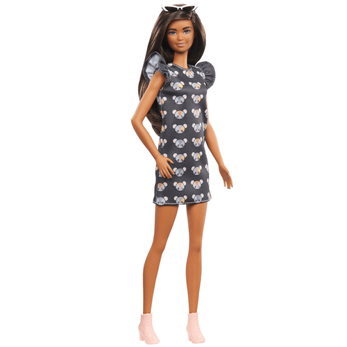 Barbie Diversidad Fashion Doll & Beauty Vestido Patrón de Animalitos