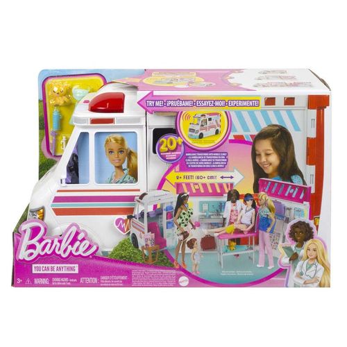 Barbie Profesiones Set Clínica de Atención Médica con Más de 20 Accesorios