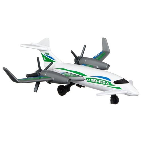 Matchbox Avión Sky Busters Verde Incluye Tapete de Juegos