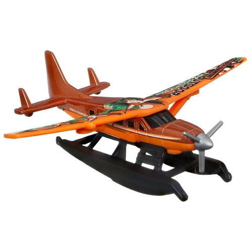 Matchbox Avión Sky Busters Naranja Incluye Tapete de Juegos -1