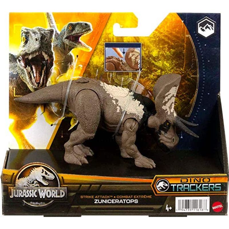 Mattel Jurassic World Mordida de Ataque Zuniceratops HLN63