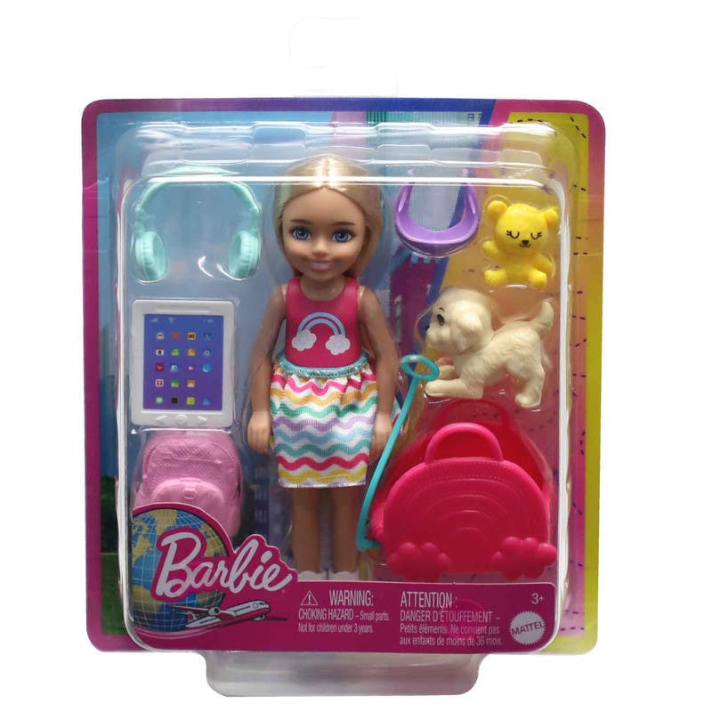 Mattel Barbie Chelsea Viajera con Accesorios HJY17