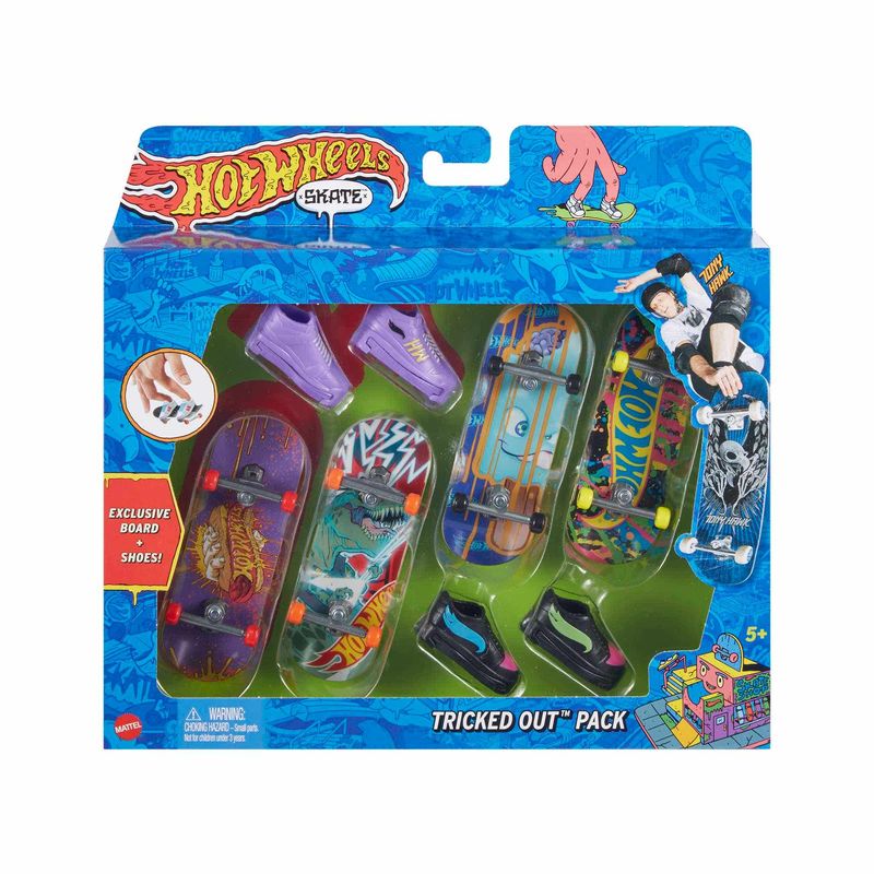 Mattel Hot Wheels Patinetas Exclusivas y Tenis HGT84