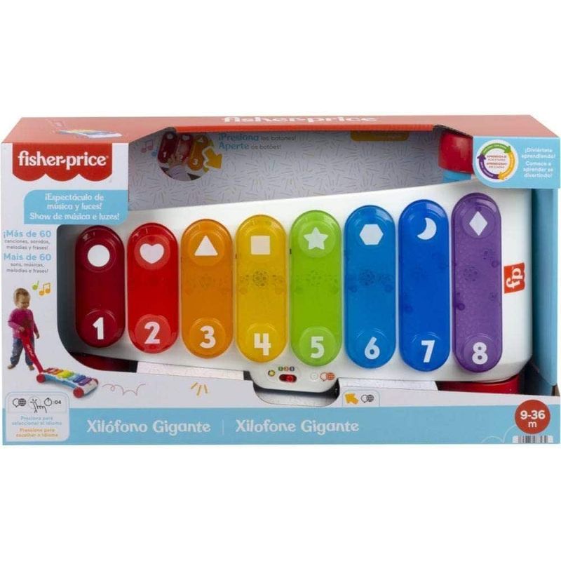 Mattel Fisher-Price Juguete para Bebés Xilófono Gigante HJK34