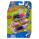 Mattel Hot Wheels Skate Patineta y Carro Morado HGT71