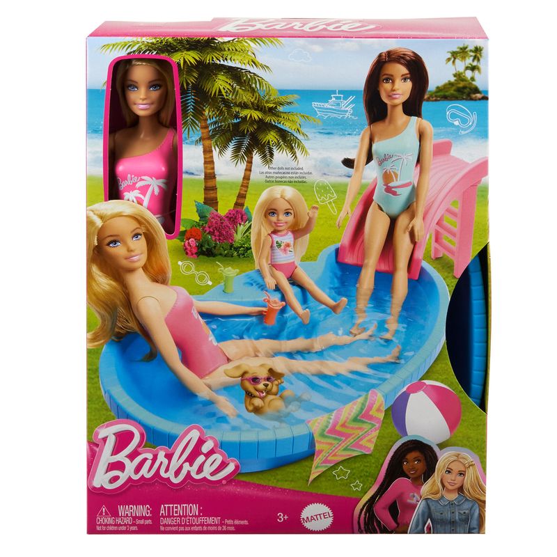 Mattel Barbie Alberca Glam con Muñeca HRJ74