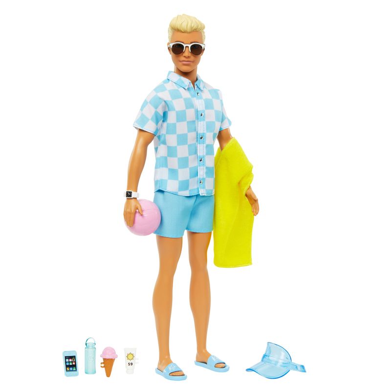 Mattel Barbie La Película Ken Día de Playa HPL72