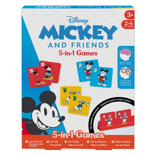 Juguetes Pre Escolar Disney Juego de Mesas 5 en 1