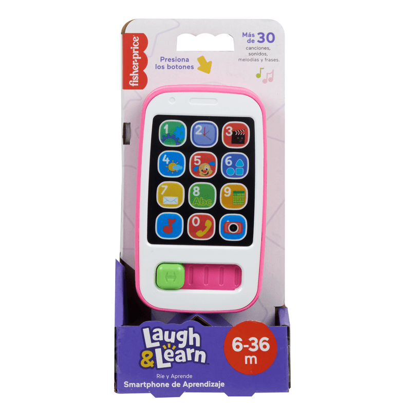 Mattel Fisher-Price Smartphone De Aprendizaje Rosa HXB84