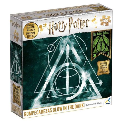 Harry Potter Rompecabezas Glow in the Dark que Brilla en la Obscuridad de 1000 Piezas