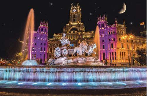 Rompecabezas Fuente De Cibeles Madrid, España de 1500 Piezas