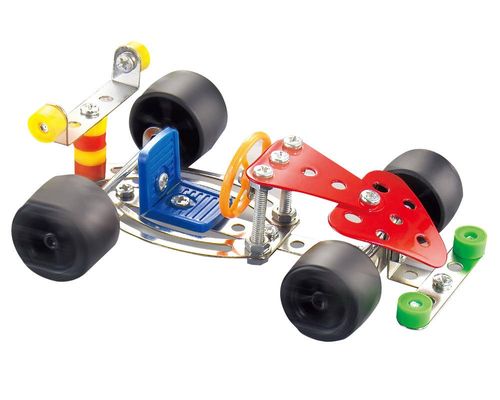 Auto De Carreras pequeño de Juguete Metálico para Armar