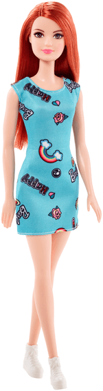 Mattel-Barbie-Basica-Vestido-Cabello-Rojo-FJF18