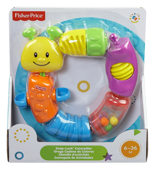 Juguetes para Bebés Fisher-Price Oruga Cadena de Colores