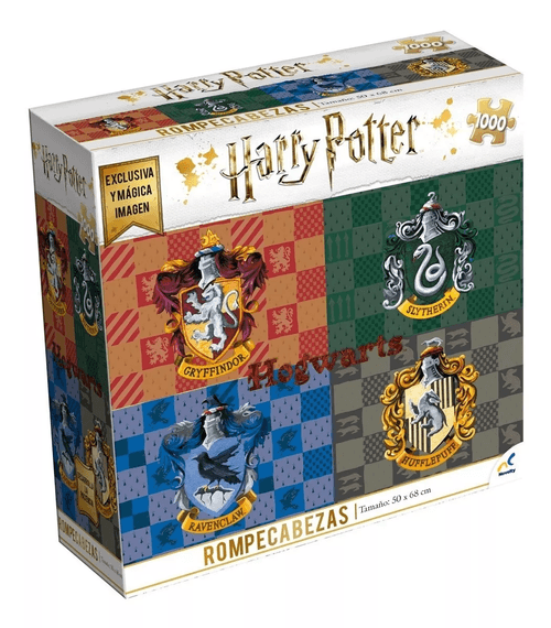 Harry Potter Rompecabezas Escudos de Casas de 1000 Piezas