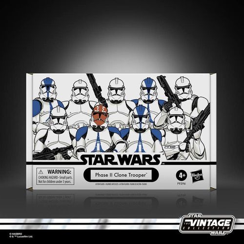 Hasbro Star Wars Vintage Collection Phase Ii Clone Trooper 4-Pack  F9396