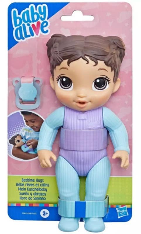 Muñeca Baby Alive Castaña con Pijama
