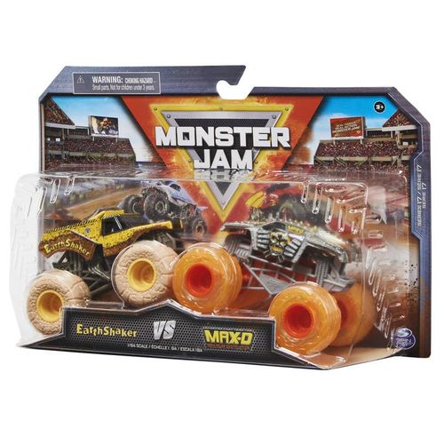 Monster Jam 2 Pack EarthShaker vs Max-D