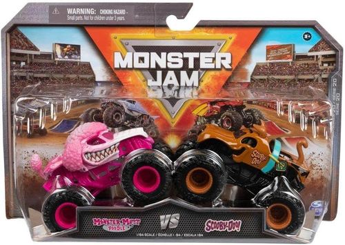 Scooby Doo Monster Jam 2 Pack Monster Mutt Poodle VS Scooby Doo