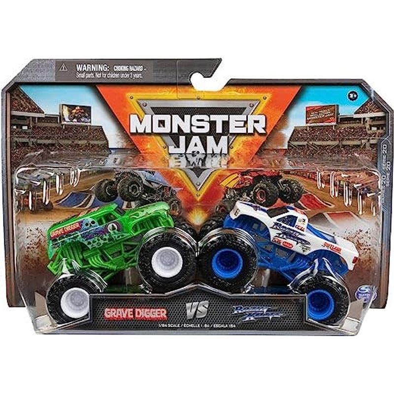 Spin Master Monster Jam 2 Pack Grave Digger 2 6064128