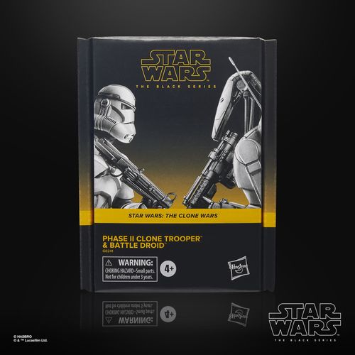 Hasbro Star Wars The Black Series Clone Trooper y Battle Droid G0241