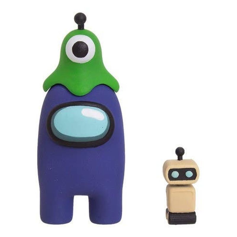 Ruz Imagine Among Us Morado Figura 2.5" Con Accesorios 172364