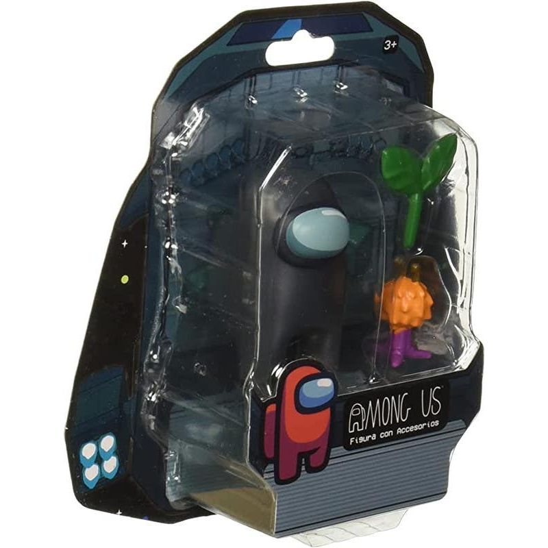 Ruz Imagine Among Us Negro Figura 2.5" Con Accesorios 172364