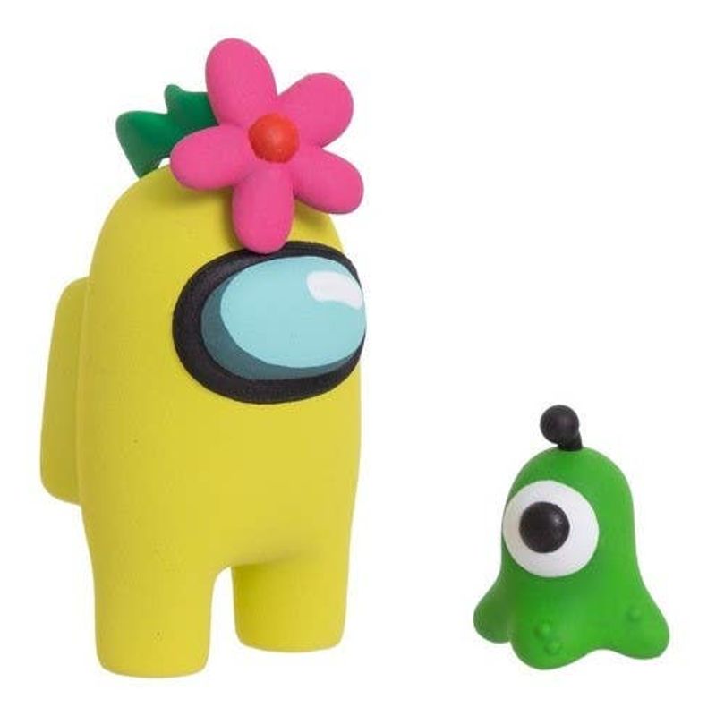 Ruz Imagine Among Us Amarillo Figura 2.5" Con Accesorios 172364