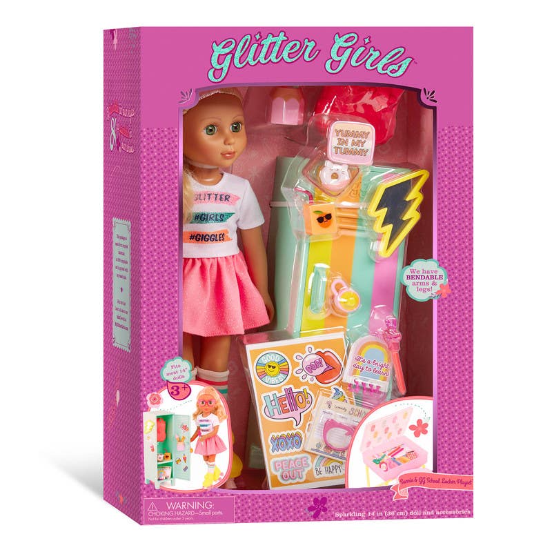 Glitter Girls Muñeca Sunnie con locker escolar GG51173
