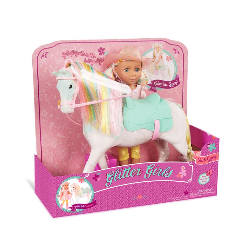 Glitter Girls Muñeca Gia y su Caballo GG51162