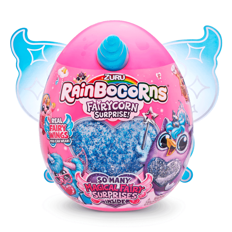 Rainbocorns Series 4 Sequin Surprise Azul Turquesa 9238