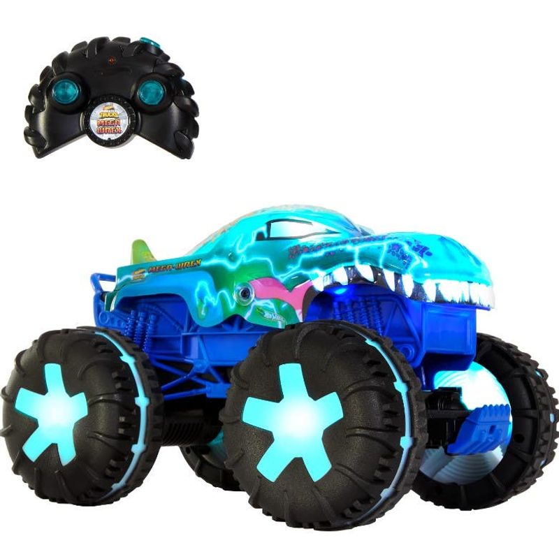 Mattel Hot Wheels Mega Wrex Luces Sonidos 1:15 JBD90